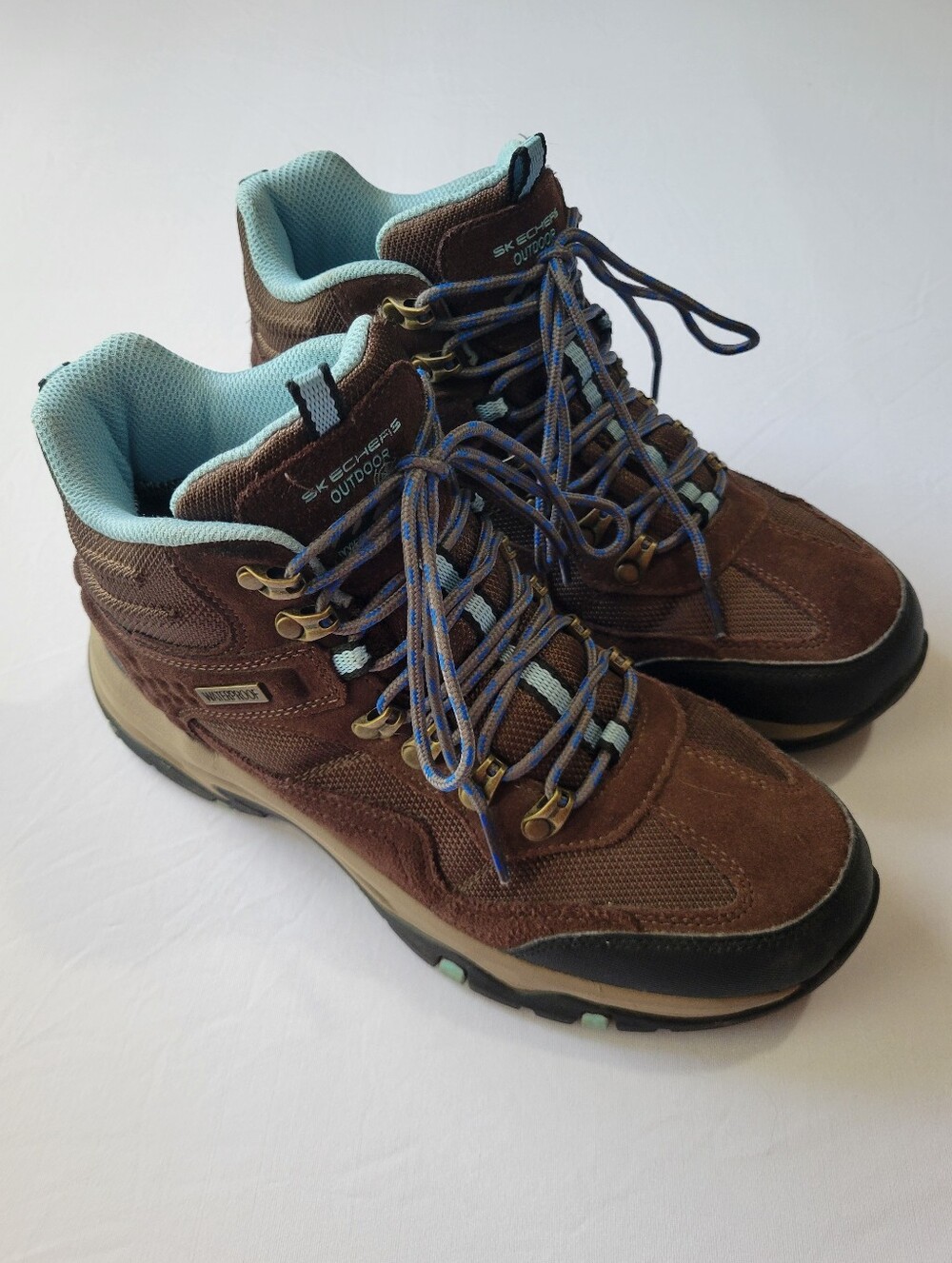 Skechers Trego Base Camp Waterproof Relaxed Fit Lace Up Hiking Boots